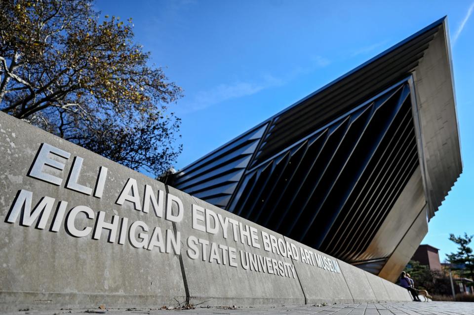 The the Eli and Edythe Broad Art Museum photographed on Thursday, Nov. 10, 2022, on the Michigan State University campus in East Lansing.