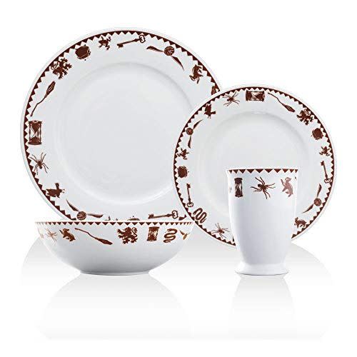 Harry Potter Icons 4 Piece Porcelain Dinner Set