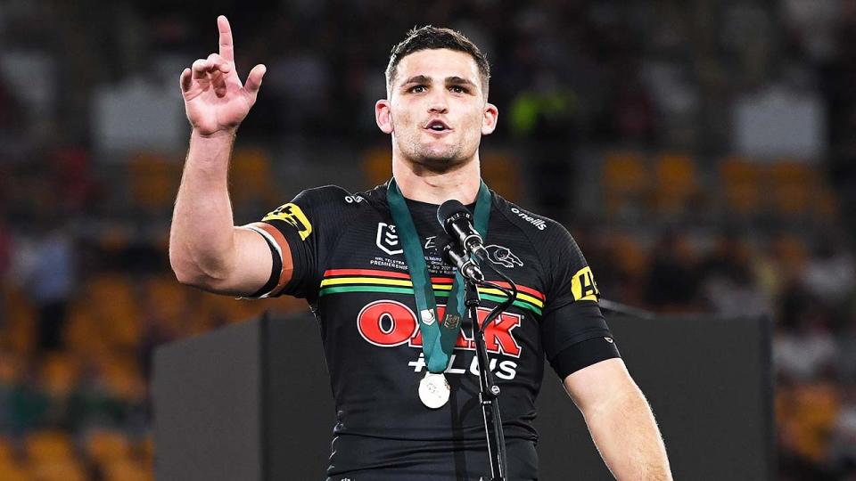 Fans were critical of the decision to hand Nathan Cleary (pictured) the Clive Churchill Medal for best on ground, despite overwhelming support. (Getty Images)