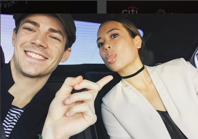 “The Flash” got engaged, and the ring is perfectly flashy