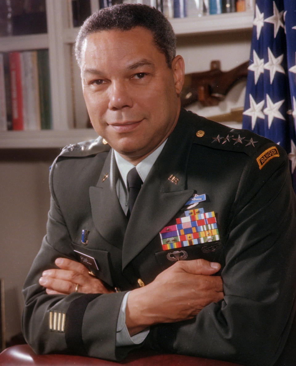 <p><a href="https://people.com/politics/colin-powell-career-and-life/" rel="nofollow noopener" target="_blank" data-ylk="slk:Born in Harlem;elm:context_link;itc:0;sec:content-canvas" class="link ">Born in Harlem</a> in 1937 to Jamaican immigrants, Colin Powell said he found his calling while attending City College of New York, when he joined the Reserve Officers' Training Corps (ROTC) and became commander of his unit's drill team.</p> <p>He graduated at the top of his class in 1958, having earned the rank of cadet colonel and being commissioned a second lieutenant in the United States Army.</p>