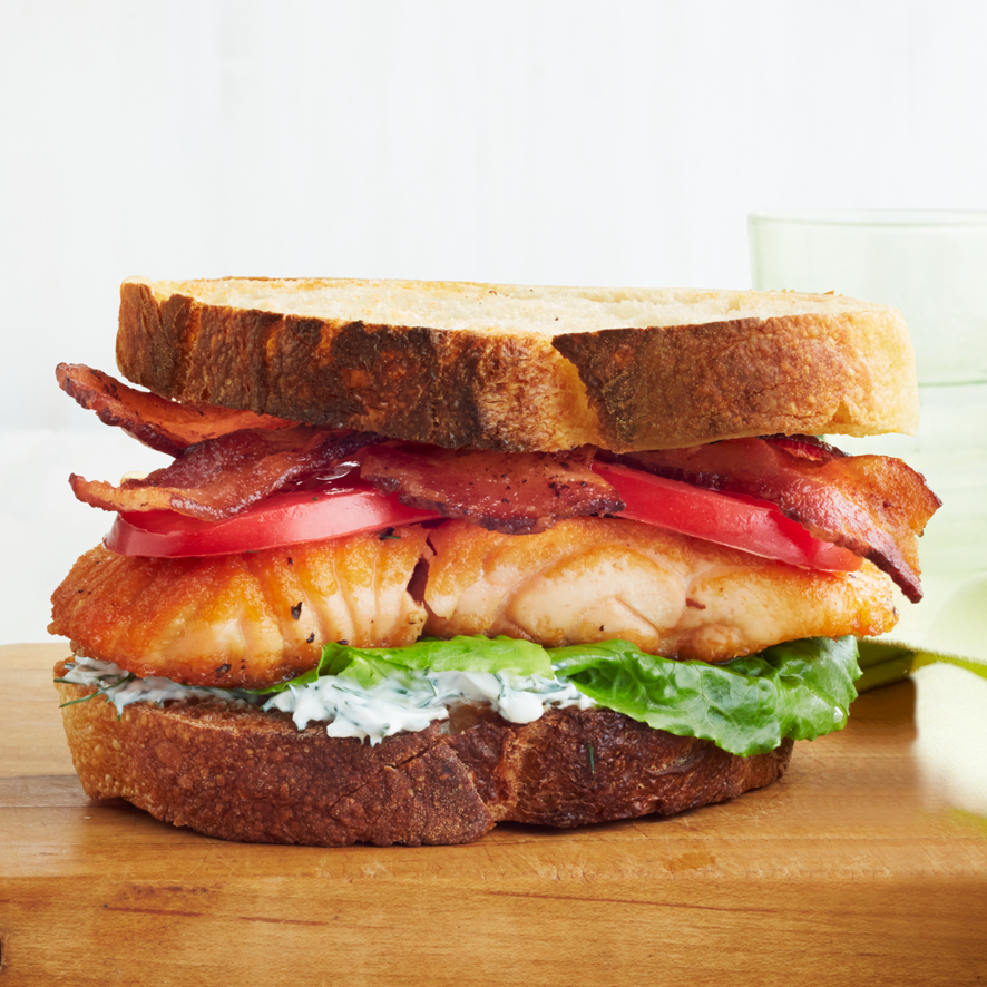 15) Salmon BLTs