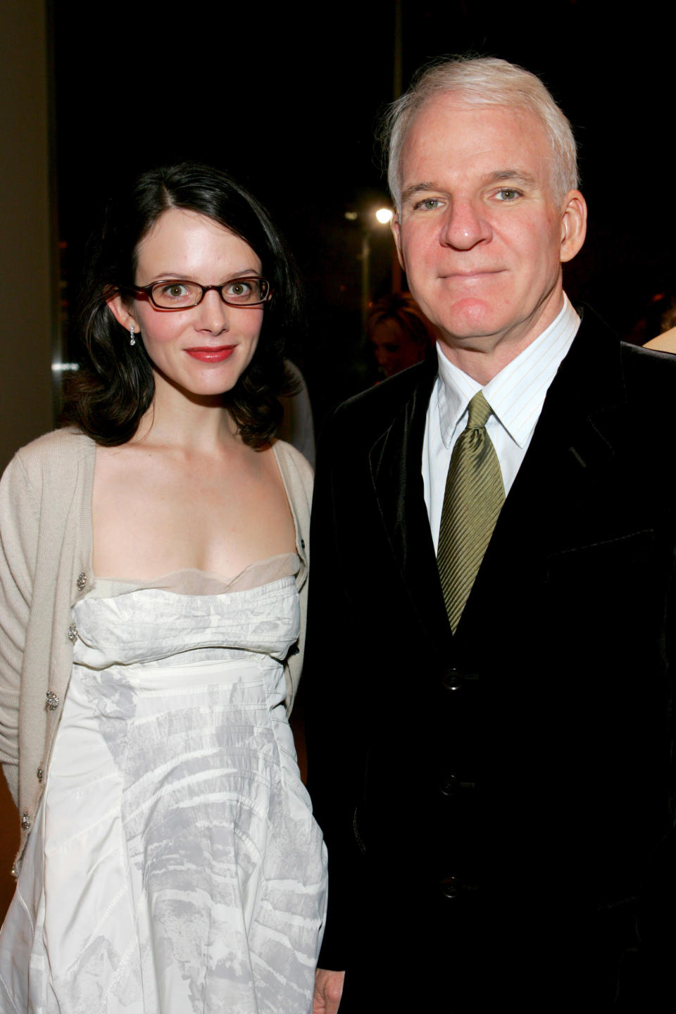 Anne Stringfield and Steve Martin