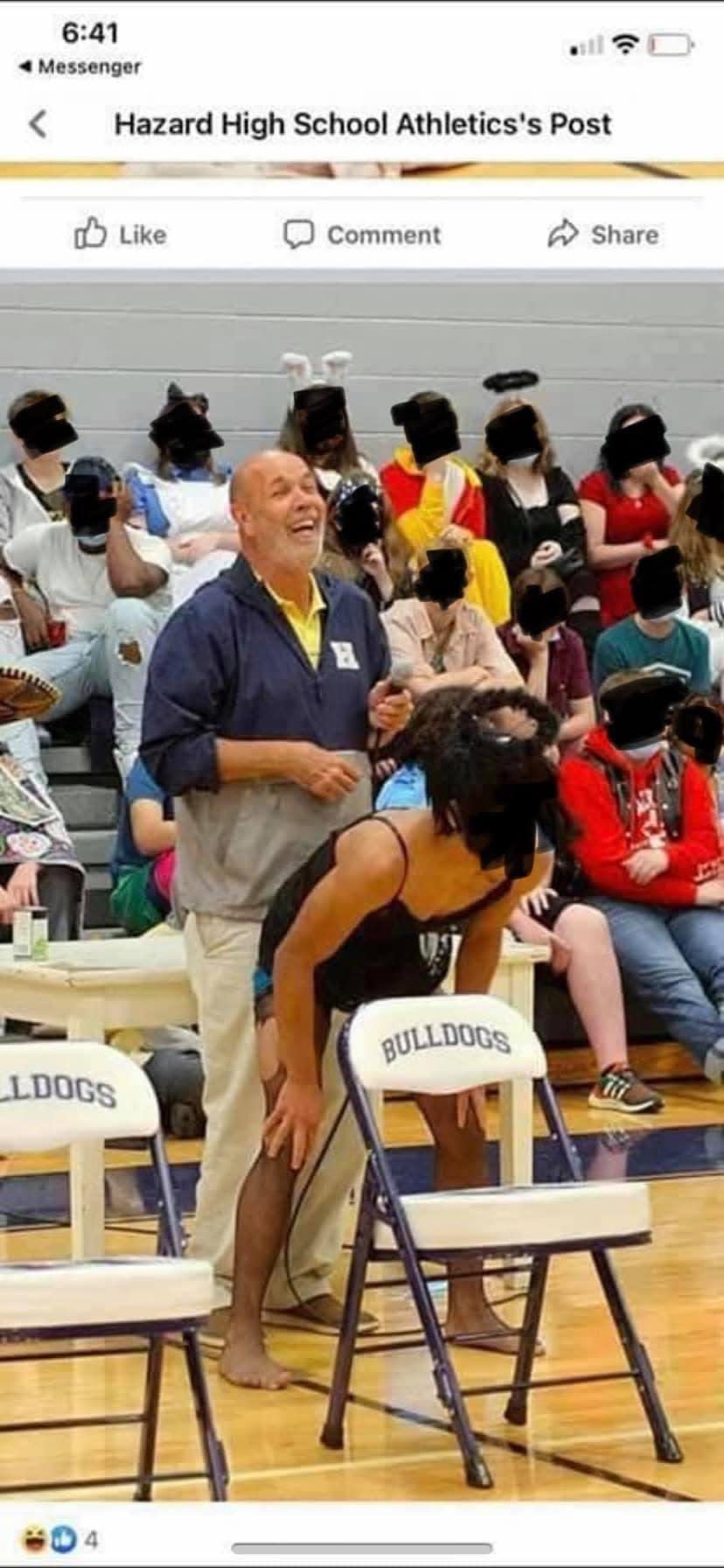 Photos of a "Man Pageant," lap dances on Principal Donald "Happy" Mobelini and other staff, and a costume day during Hazard High School's homecoming week in Eastern Kentucky and some resulting criticism led to Hazard Independent Schools opening an investigation into the activities.