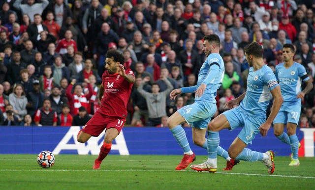 Salah's superb strike put Liverpool ahead for a second time 