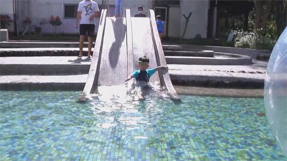 炎炎夏日戲水去　埔里親水公園享受清涼