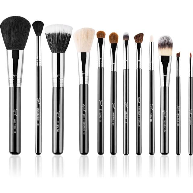 19 Piece Makeup Brush Set & Roll