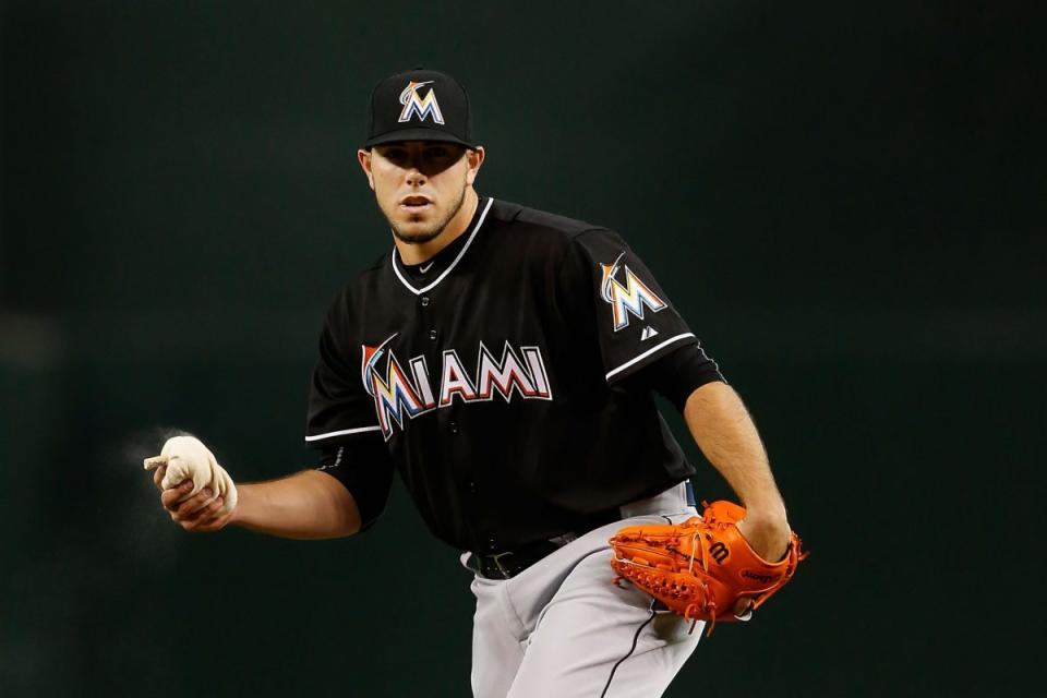 Marlins pitcher Jose Fernandez died in a boat crash in September. (Getty Images/Christian Petersen)