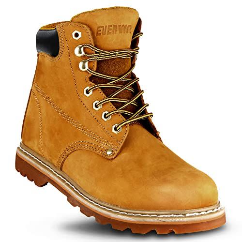 <p>Soft Toe Leather Work Boots</p><p>amazon.com</p><p>$59.99</p><p><a href="https://www.amazon.com/dp/B00WQIPK68?tag=syn-yahoo-20&ascsubtag=%5Bartid%7C10060.a.28577924%5Bsrc%7Cyahoo-us" rel="nofollow noopener" target="_blank" data-ylk="slk:Shop Now;elm:context_link;itc:0;sec:content-canvas" class="link ">Shop Now</a></p><span class="copyright">amazon.com</span>