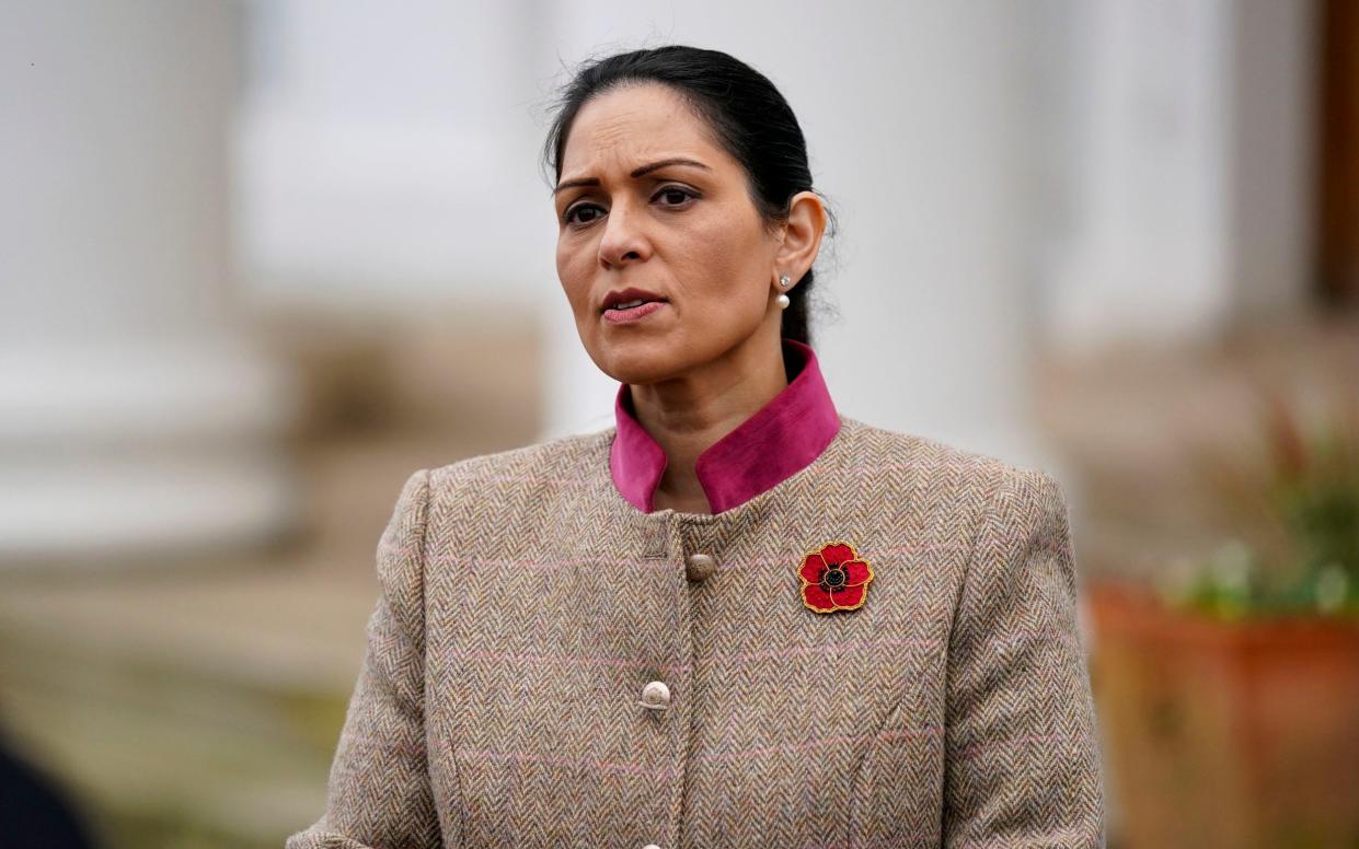 Priti Patel said: 'I make no apology for removing foreign national offenders who have committed crimes which will have had a devastating impact on their victims' - Steve Parsons