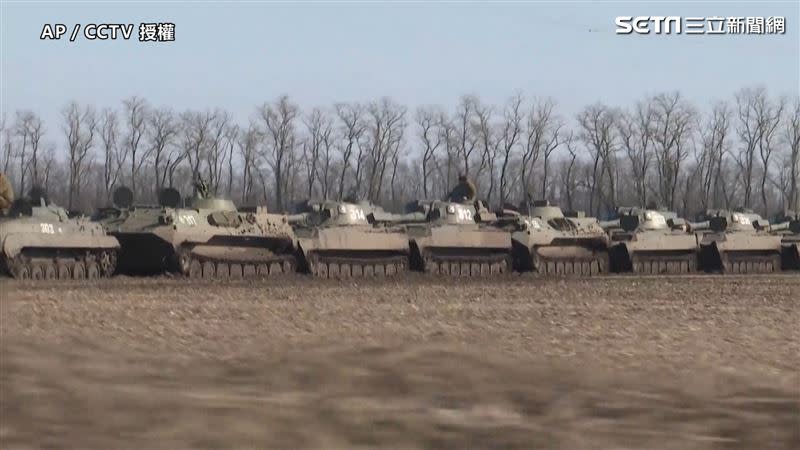 俄羅斯大軍重新集結於頓巴斯（Donbas）地區。（示意圖／AP授權）