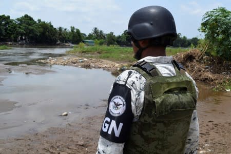 Mexico's National Guard patrols southern border with Guatemala