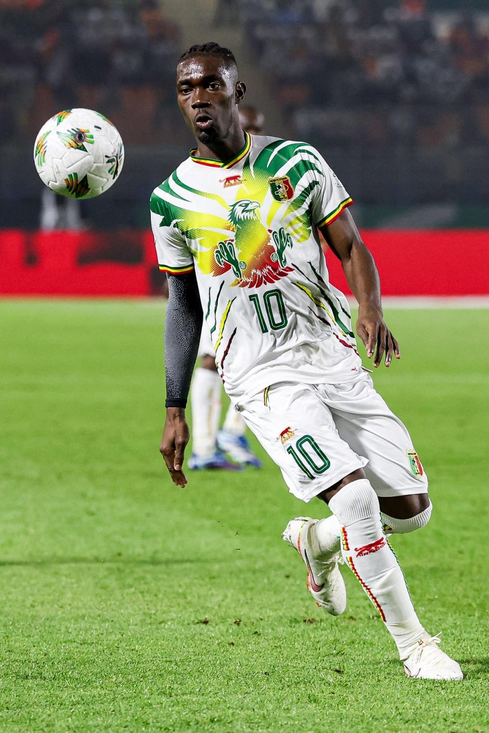 Yves Bissouma made four appearances during Mali's run to the AFCON quarter-finals (AFP via Getty Images)