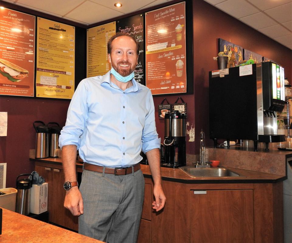 Charlie Carroll is the owner of Café Edesia in Gardner.