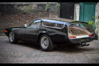 <p>With such a mixed parentage, this <strong>Ferrari Daytona Shooting Brake </strong>could have ended up as a muddled design. However, with Italian mechanicals, a wealthy American owner and British coachbuilding it became one of the most jaw-dropping expressions of the form.</p><p>Owner Bob Gittleman commissioned the car and <strong>UK </strong>firm Panther Westwinds made it happen. Access to the load bay is through top-hinged gullwing glass panels, but don’t expect much space in the wood- and leather-lined compartment.</p>