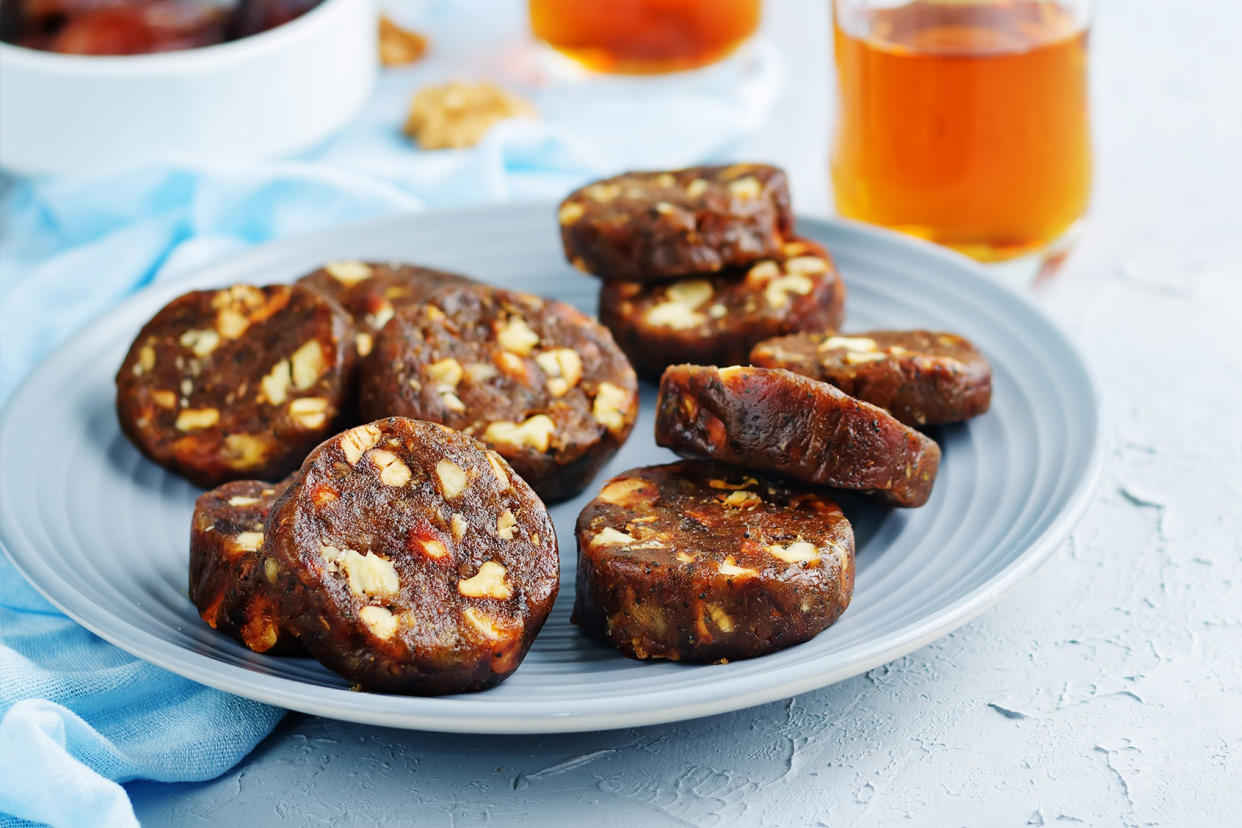 Dates and nuts roll Getty Images/nata_vkusidey