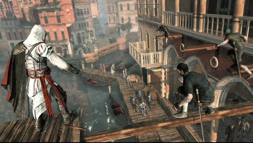 Endlich wieder Freiheit! Zumindest virtuelle, denn mit dem geschenkten Download von "Assassin's Creed 2" kann man über die Dächer Italiens hüpfen. (Bild: Ubisoft)