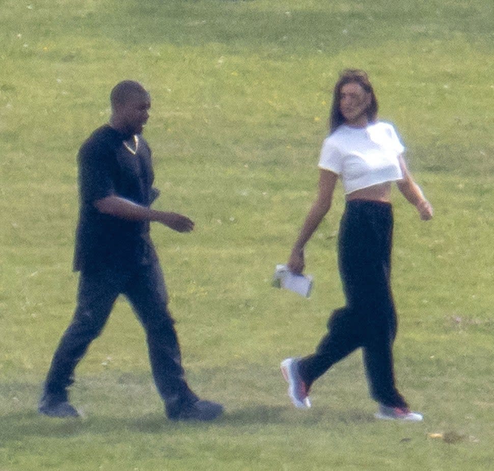 Kanye West and Irina Shayk