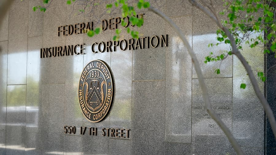 The Federal Deposit Insurance Corporation is seen in Washington, D.C., on Wednesday, April 20, 2022.