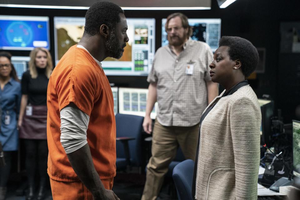 Idris Elba and Viola Davis in "The Suicide Squad."