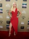 <p>Vêtue en Brandon Maxwell lors d’une projection privée d’American Horror Story: Hotel. [Photo : Getty] </p>