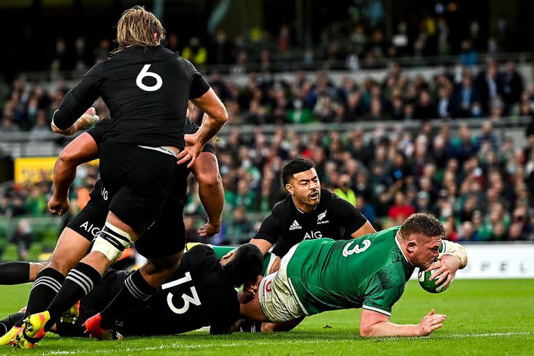 Una de las sorpresas de la ventana de noviembre; triunfo de Irlanda sobre los All Blacks en el Autumn Nations Series