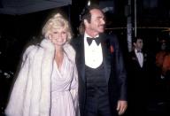 <p>Of course he looks good in a tux. Here he's with Loni Anderson at the <em>City Heat</em> Hollywood Premiere on December 5, 1984 at Mann's Chinese Theatre.</p>