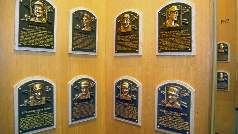 The Hall of Fame has 343 elected members, 270 of which are former Major League players. - Robert Landau/Alamy Stock Photo