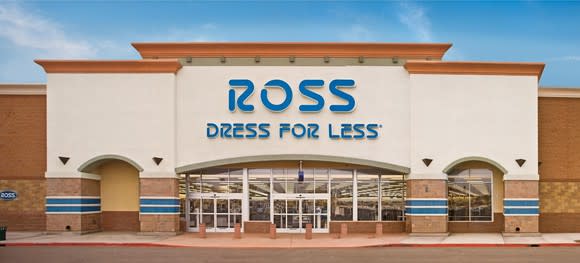 The exterior of a Ross Dress for Less store.