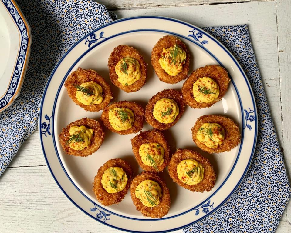 Fried Deviled Eggs