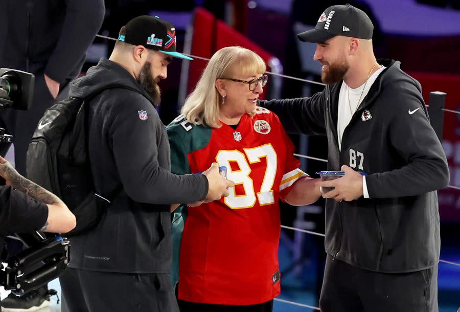 Donna Kelce Heads to Cincinnati to Support Jason and Travis Kelce Ahead of Live Podcast Show