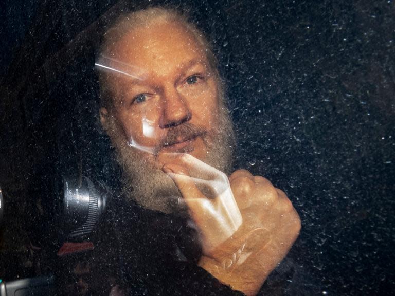 Julian Assange has been moved to a medical care area in Belmarsh prison following “dramatic” weight loss, Wikileaks has claimed.Following his arrest at Ecuador’s embassy Assange’s “health has continued to deteriorate and he has dramatically lost weight” in prison, the group said.The 47-year-old was jailed for 50 weeks for breaching his bail conditions earlier this month.He had “already significantly deteriorated after seven years” inside the embassy, it added in a statement posted to Twitter.The Independent has contacted the Ministry of Justice for comment.Assange was due to appear at Westminster Magistrates’ Court by video link on Thursday for an extradition hearing.He is fighting a US request that he be shipped over to face allegations he conspired to break into a classified Pentagon computer.The Australian’s second extradition hearing is not expected to be a full hearing on the matter.After Assange was charged by American officials, journalists and academics warned that their approach risked criminalising traditional reporting practices.Assange formally refused to consent to being extradited during a hearing which lasted a little over 10 minutes on 2 May.Meanwhile, an investigation into rape allegations against him, which he denies, has been reopened by Swedish prosecutors who have requested Uppsala District Court detains him in his absence.Eva-Marie Persson, the deputy director of public prosecution, said that if the court acceded to the request, she would “issue a European Arrest Warrant concerning surrender to Sweden“.“In the event of a conflict between a European Arrest Warrant and a request for extradition from the US, UK authorities will decide on the order of priority,” she added.Assange sought political asylum in the Ecuadorian embassy in 2012 to avoid sex offences charges in Sweden.It came after the leaks of hundreds of thousands of classified US diplomatic cables on his whistleblowing website.Additional reporting by PA