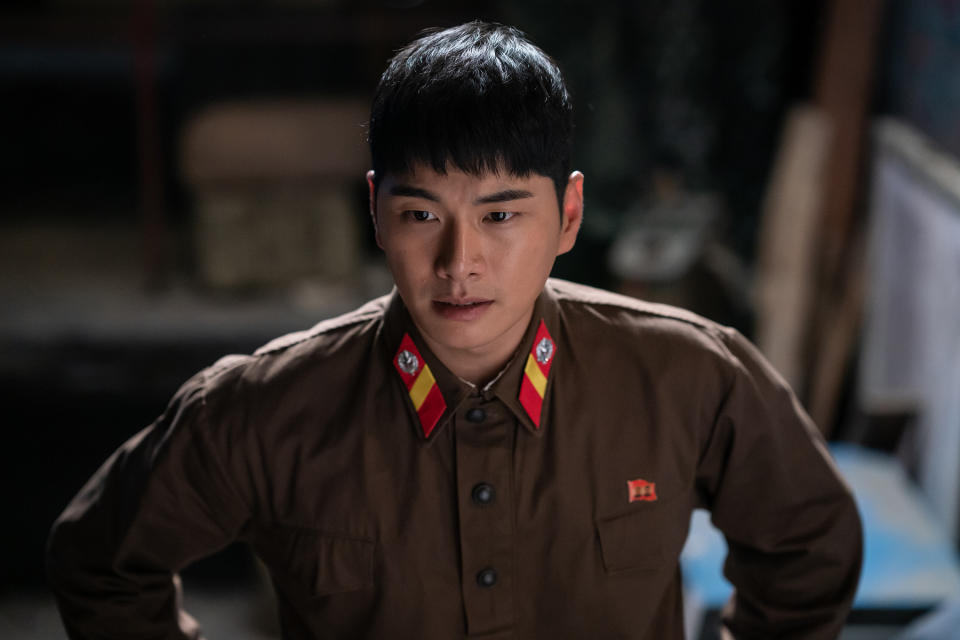 李伊庚在本片飾演再次撿到樂透頭彩的北韓士兵。（圖／采昌）