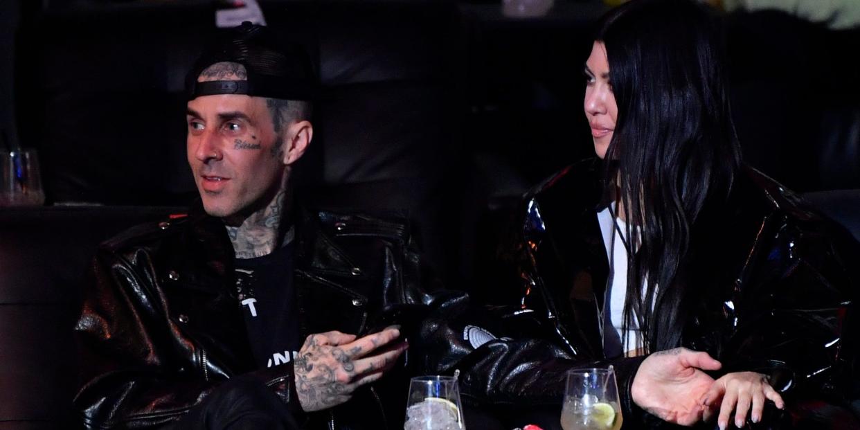 travis barker and kourtney kardashian