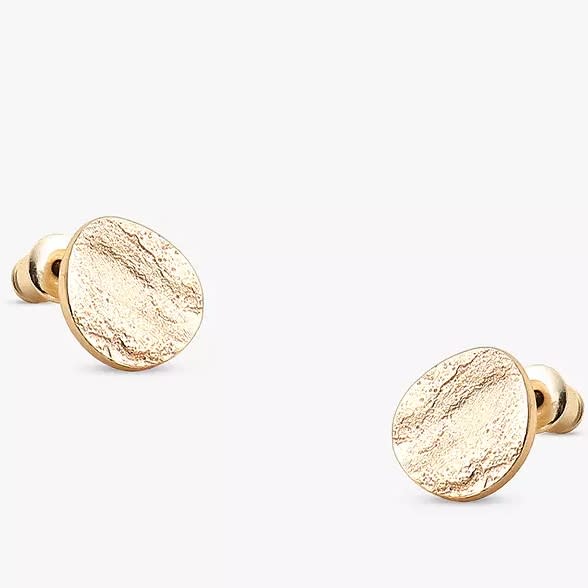 Tutti & Co Frost Textured Stud Earrings