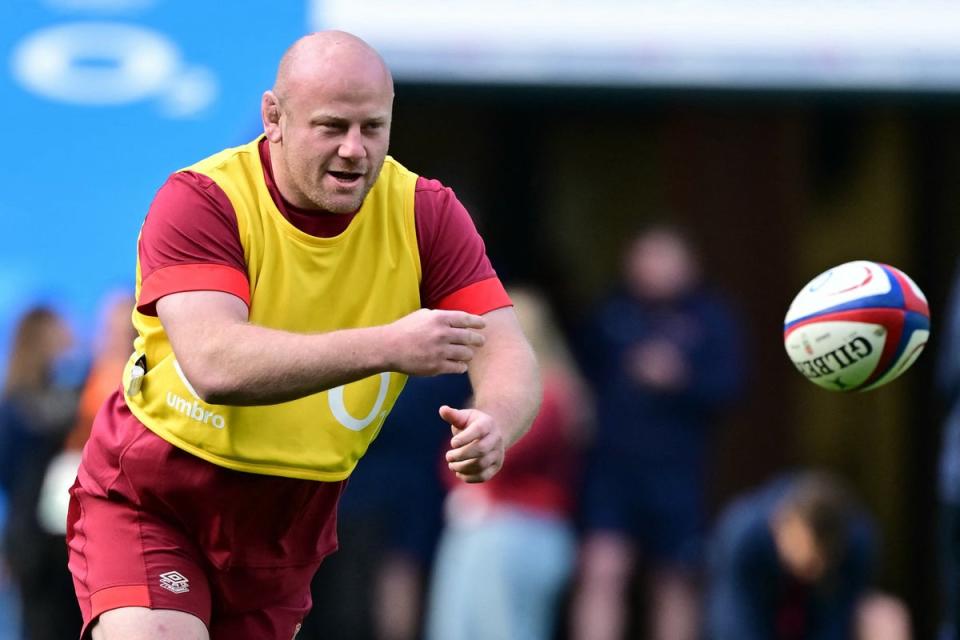 Steve Borthwick has opted for experience against Scotland, with Dan Cole starting (AFP via Getty Images)