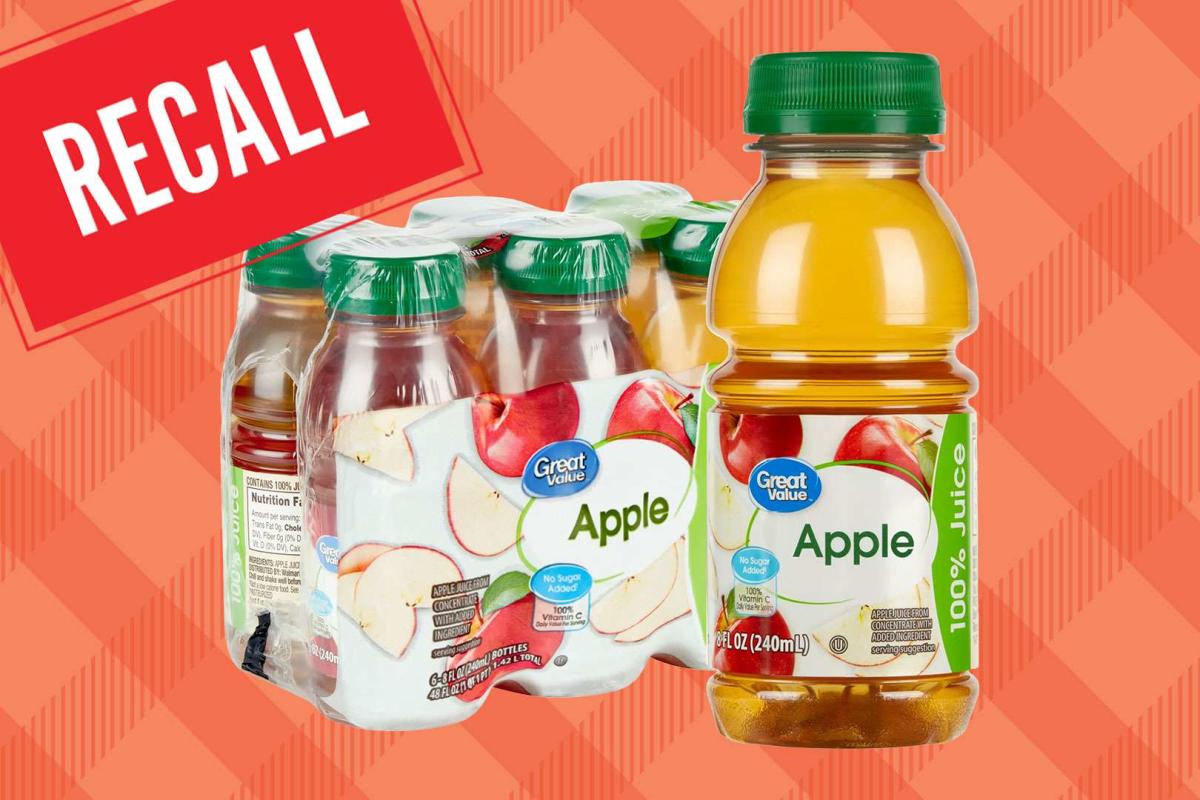 Walmart apple juice recalled due to high arsenic content