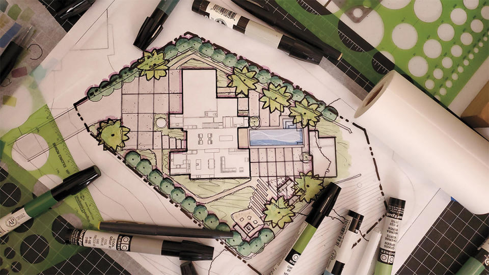 It may look analogue, but landscape design is being propelled into the future by technology.