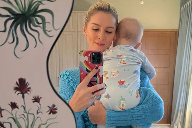 <p>Nicky Hilton/Instagram</p> Nicky Hilton and her son