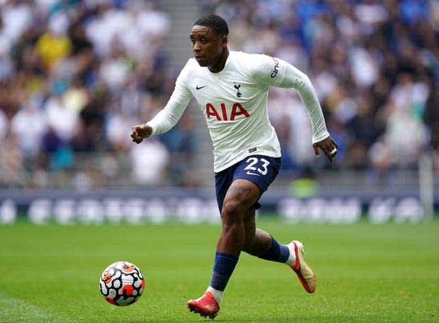 Steven Bergwijn in action for Tottenham