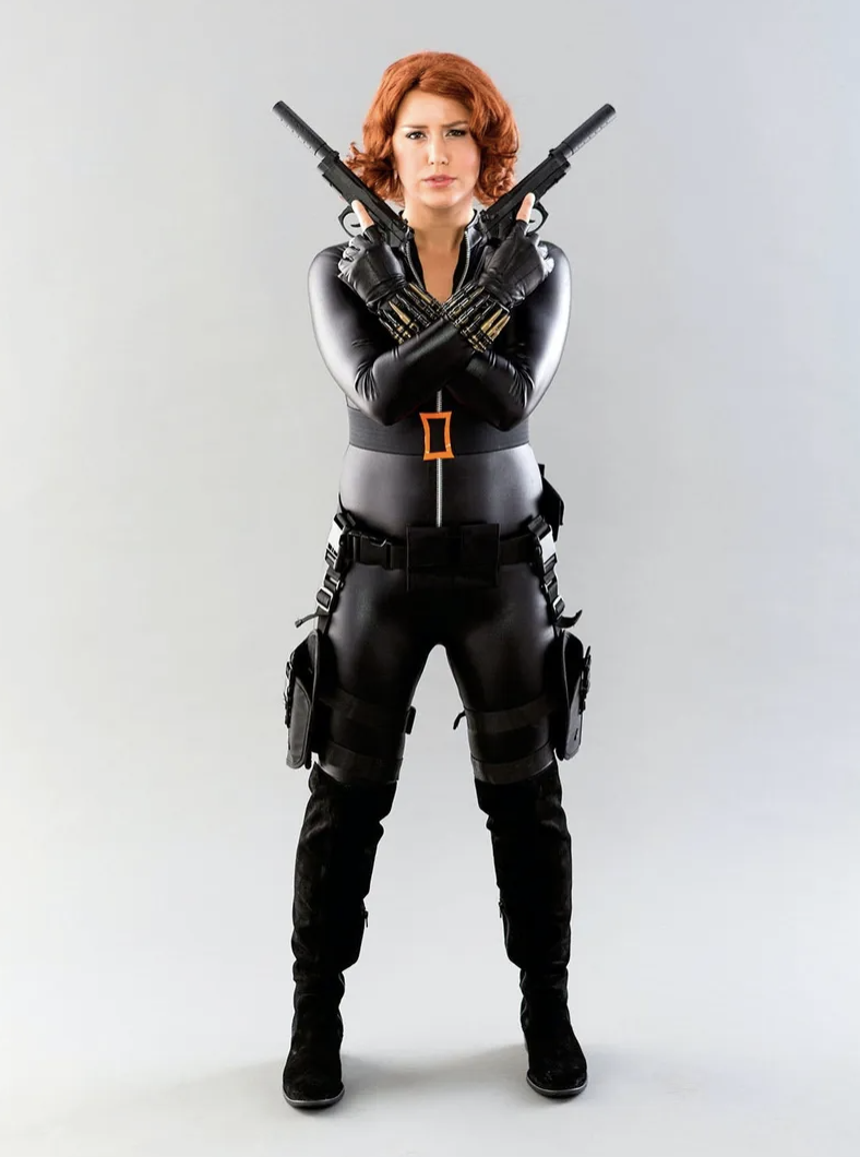 No-Sew Black Widow Costume