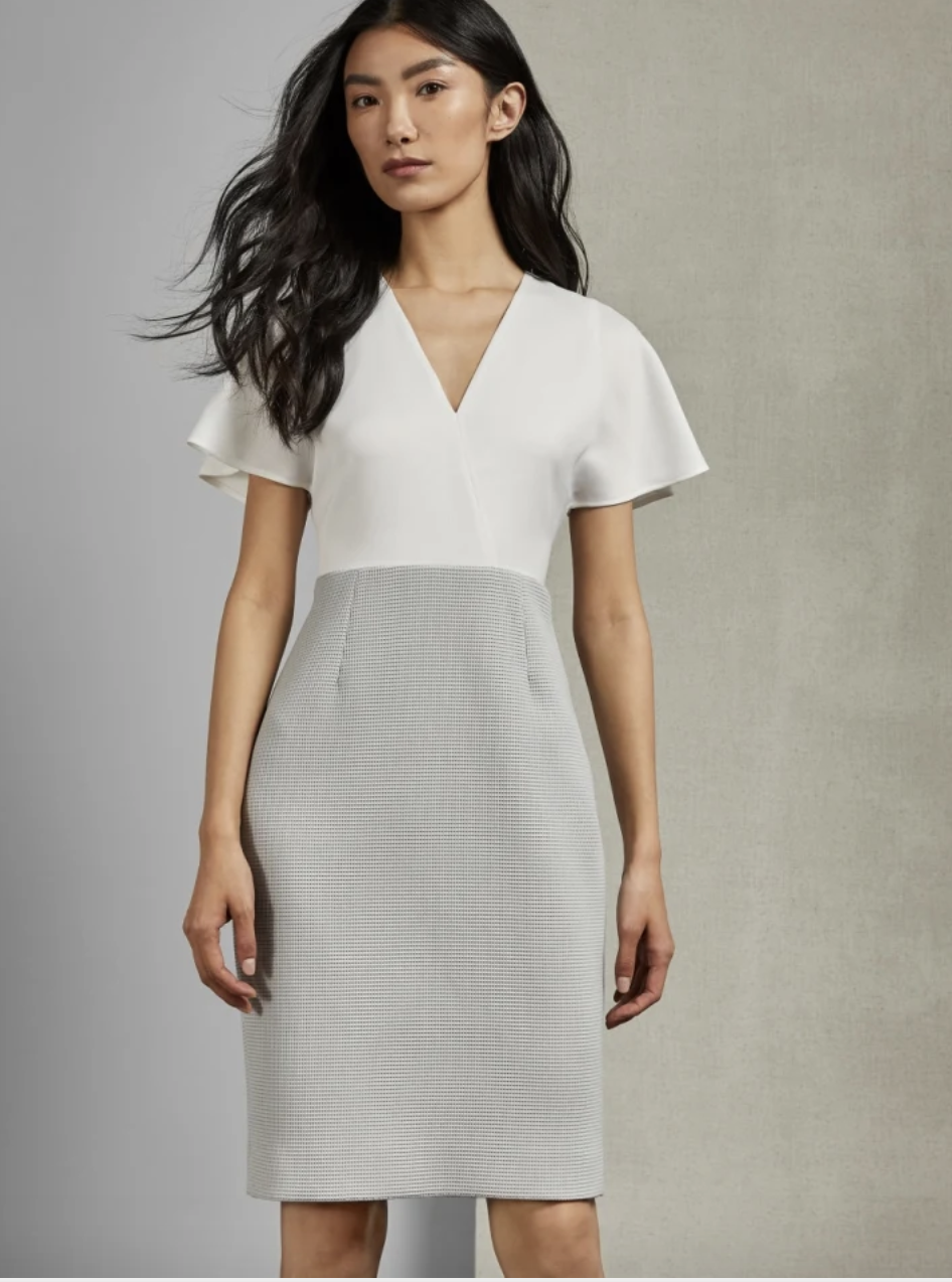 Mockable midi length dress, £119 (was £199). PHOTO: Ted Baker