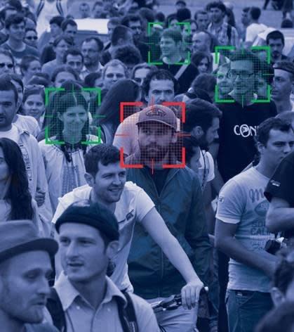 Facial recognition pictures by AnyVision (AnyVision)