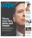 <p>“Express,” published in Washington, D.C. (Newseum) </p>