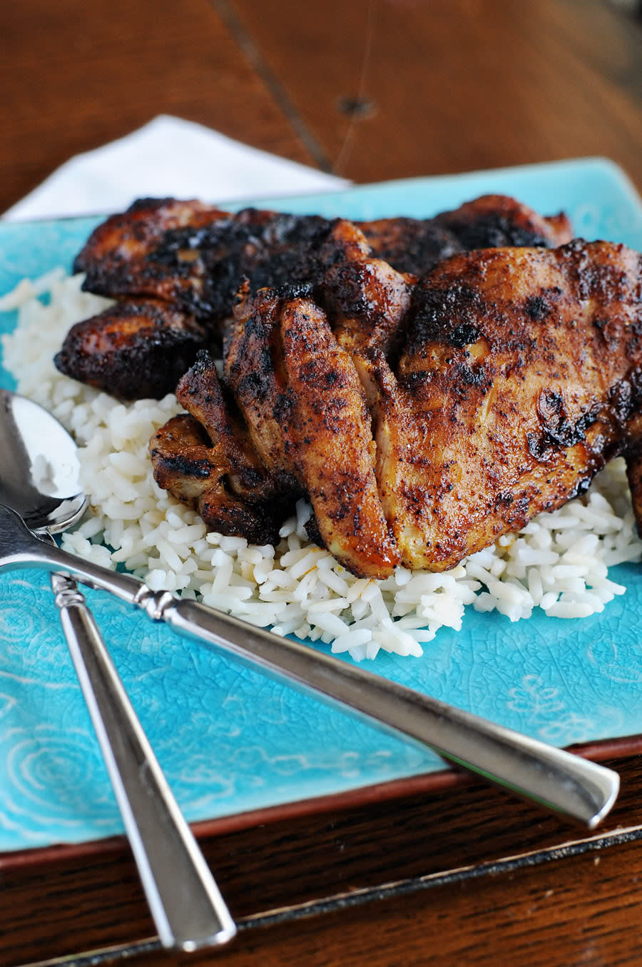 Honey-spiced Chicken Thighs