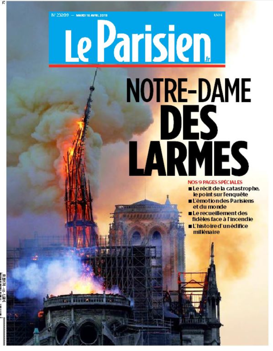 <p>Notre Dame des larmes – Our lady of tears (Twitter) </p>