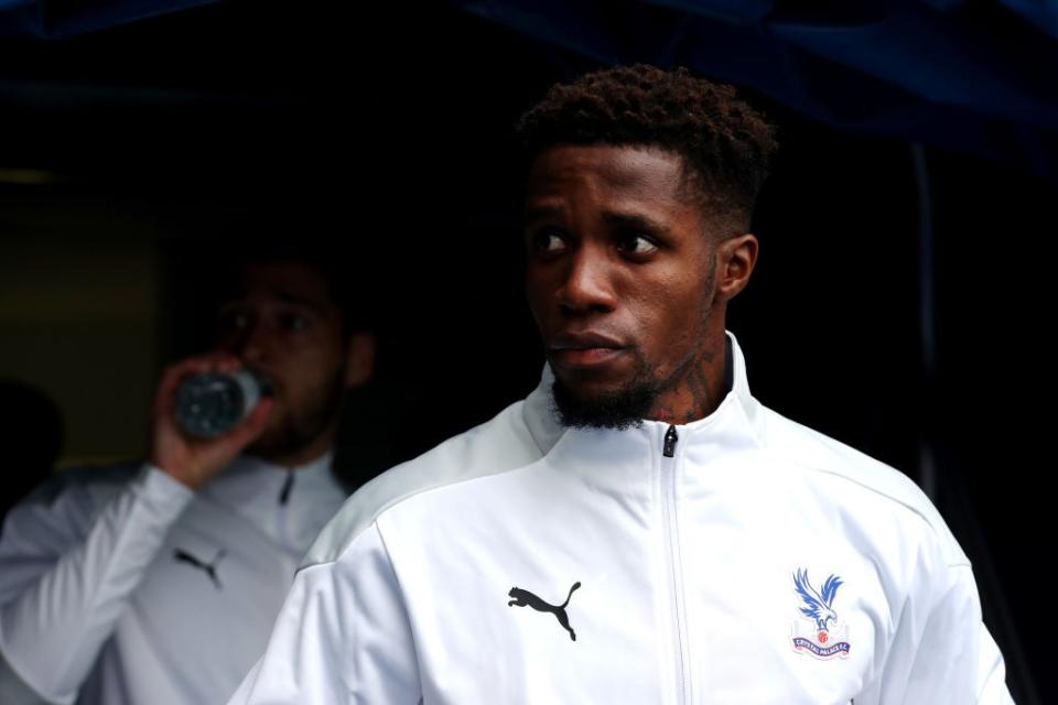 Wilfried Zaha was racially abused online (Getty)