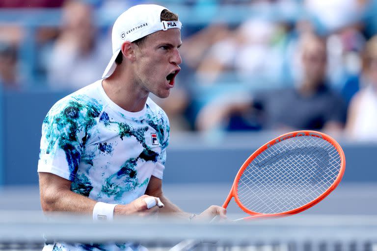 La colección de camisetas de Diego Schwartzman / Matthew Stockman/Getty Images/AFP