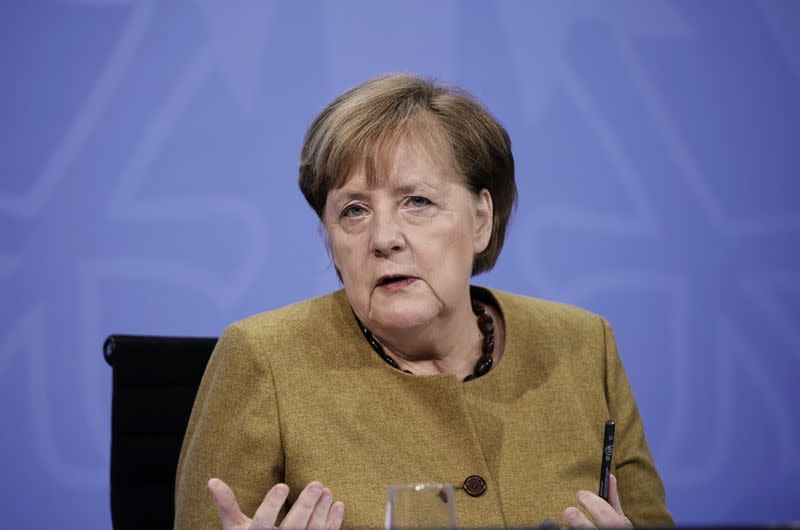 Merkel announces lockdown measures after talks with state leaders