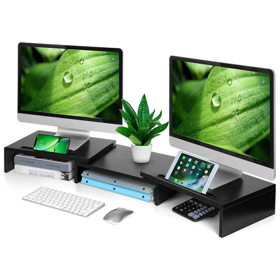 4) Dual Monitor Stand